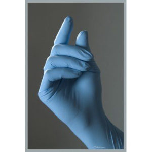 gants nitrile bleu